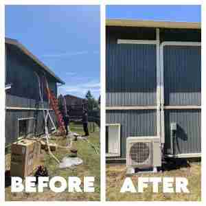 HVAC project Gallery - BeforeAfter Ductless Tacoma