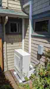 HVAC project Gallery - Mitsubishi Ductless Heat Pump Tacoma 1