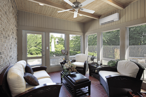 Ductless Heating and Cooling - Ductless Sunroom