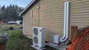 HVAC project Gallery - Mitsubishi Hyper Heat Heat Pump Roy