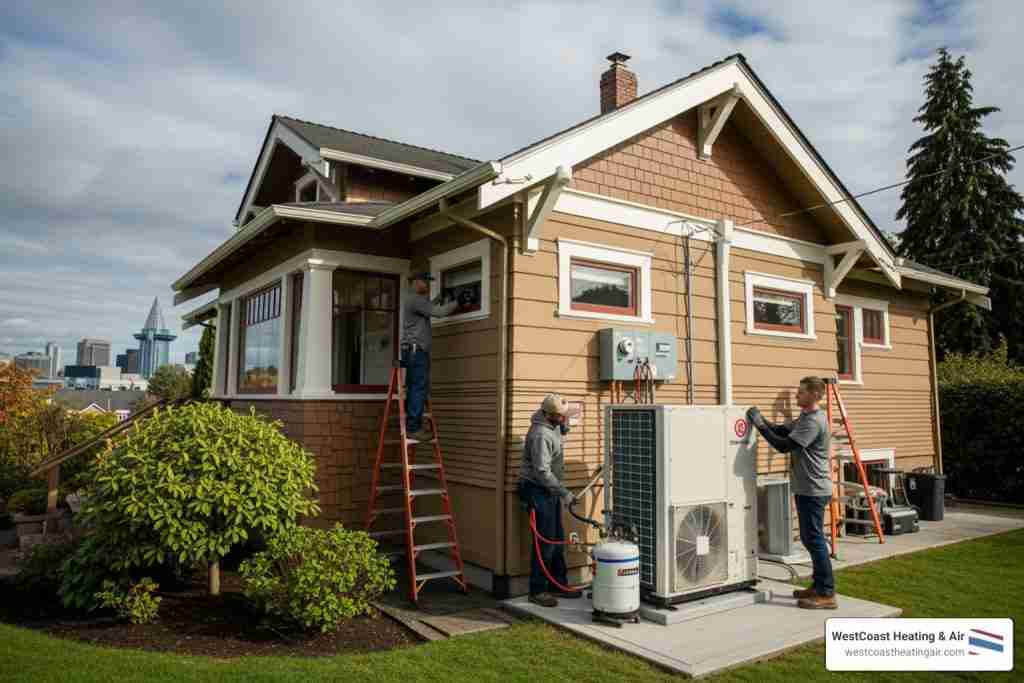 best ductless heating installation in tacoma, wa