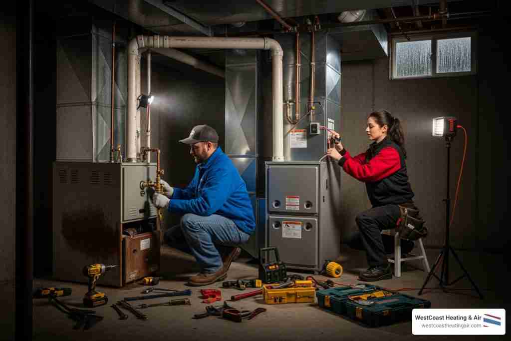 emergency gas furnace installation in puyallup, wa