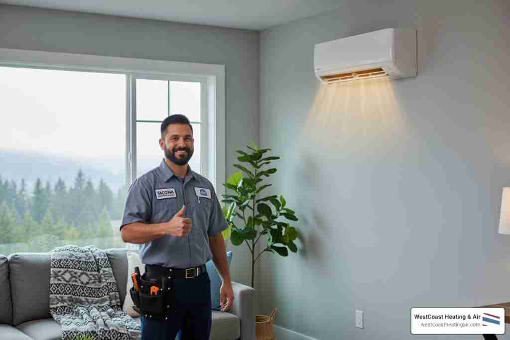 affordable ductless heating installation in tacoma, wa