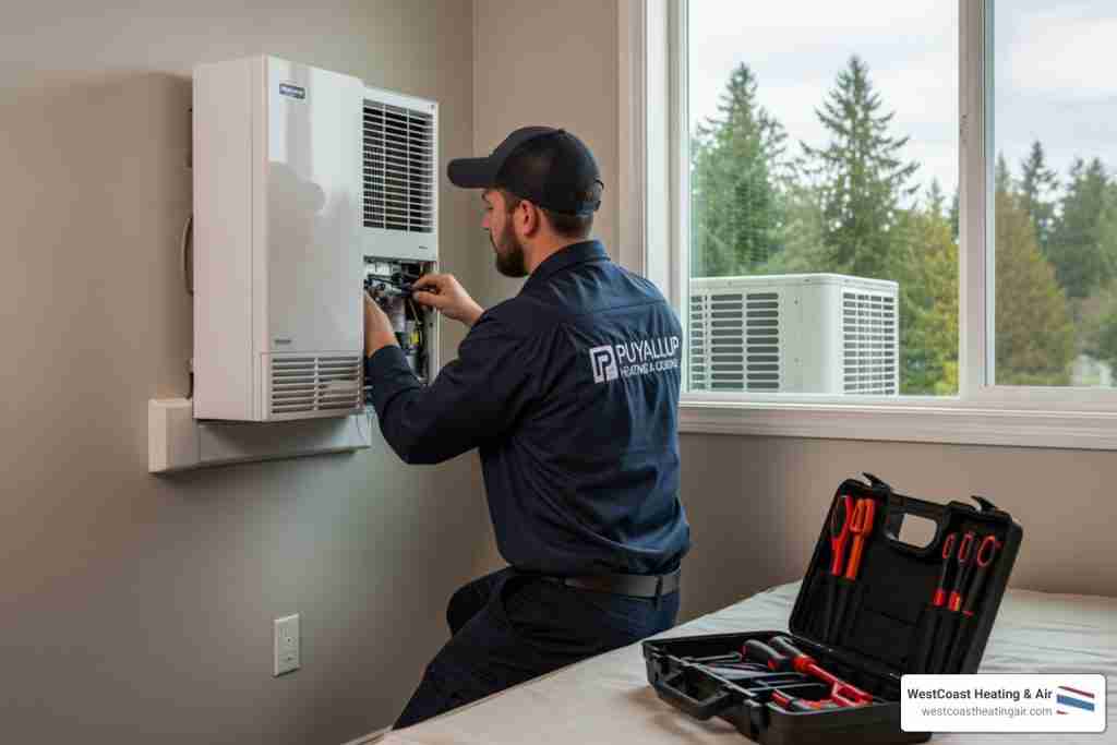 professional ductless heating maintenance in puyallup, wa