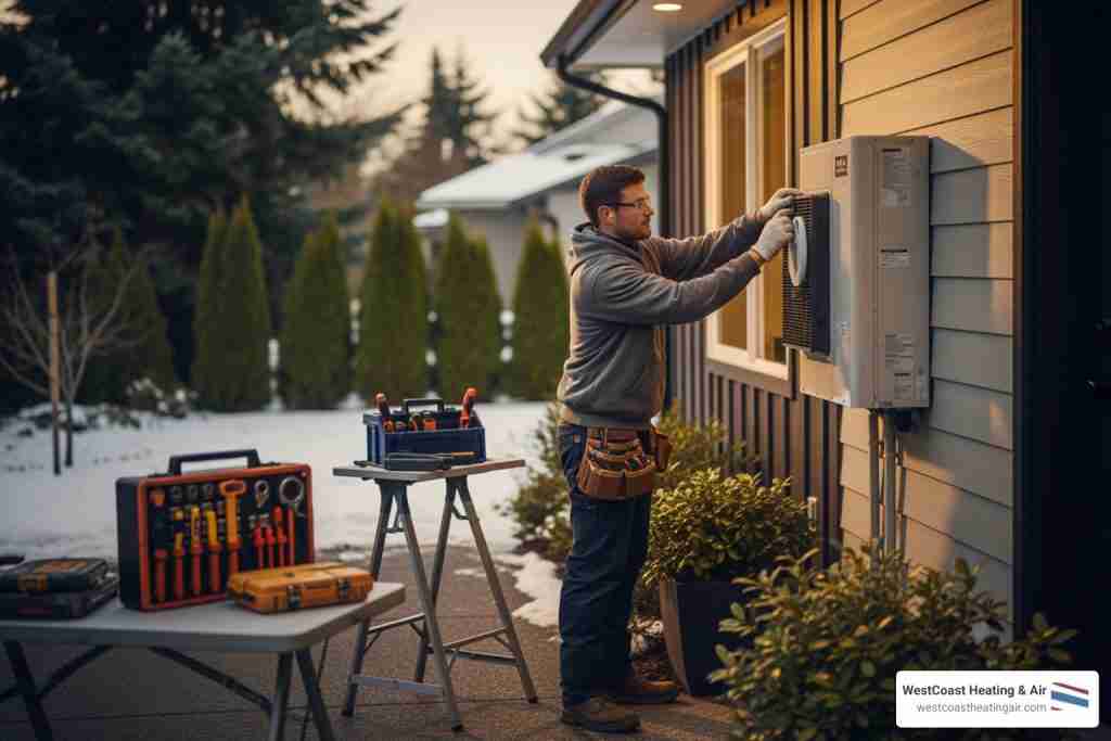 emergency ductless heating installation in tacoma, wa