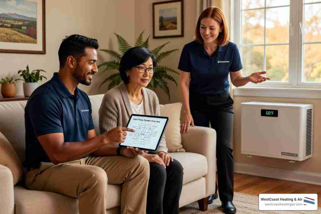 affordable heat pump installation in university place, wa